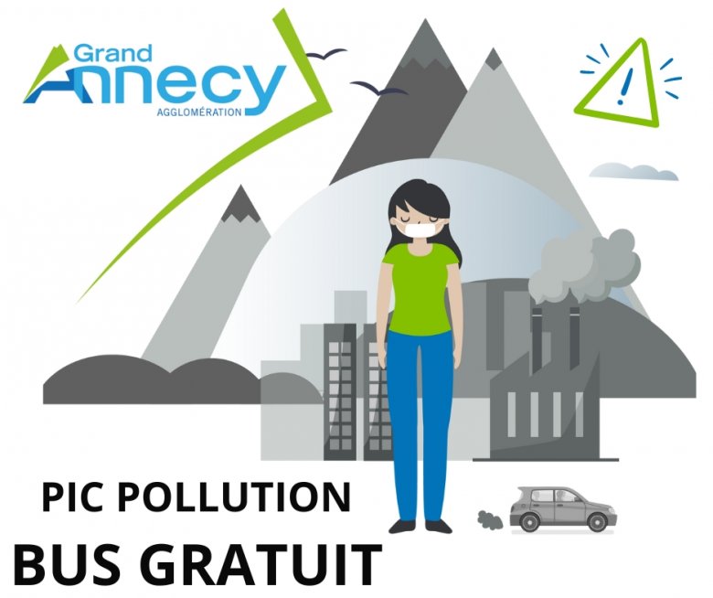 Pic pollution Bus gratuit